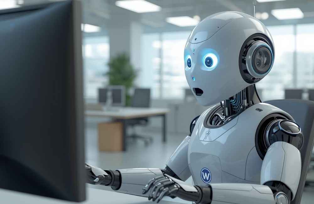 Robot analyseert bedrijfscontent om te bepalen welke bedrijven worden geciteerd door AI zoals ChatGPT